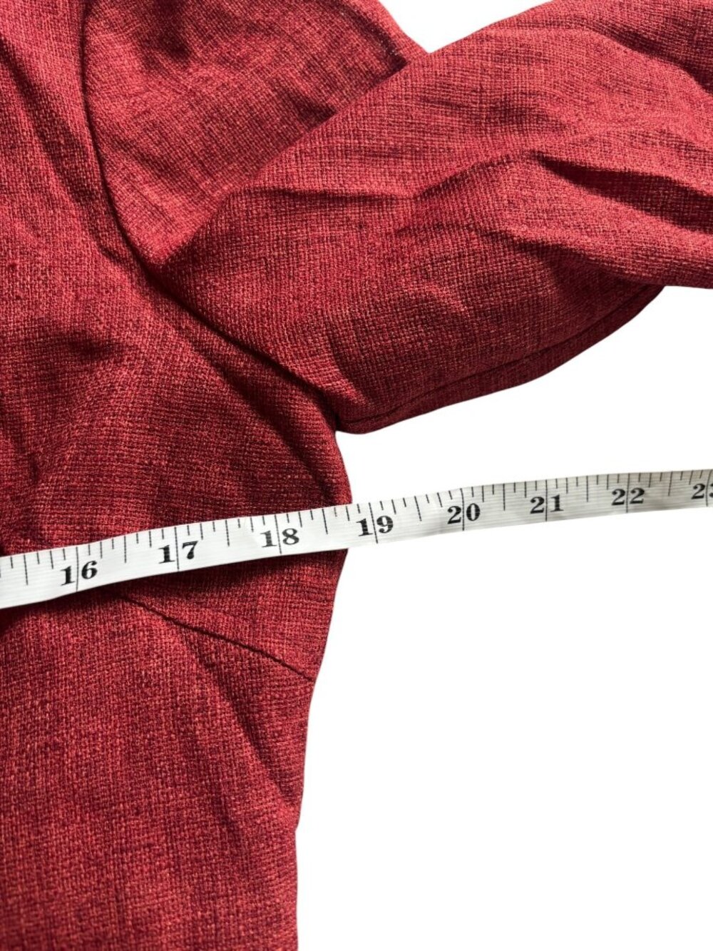 Liz Claiborne Women's Burgundy Short Blazer Top - Picture 4 of 5